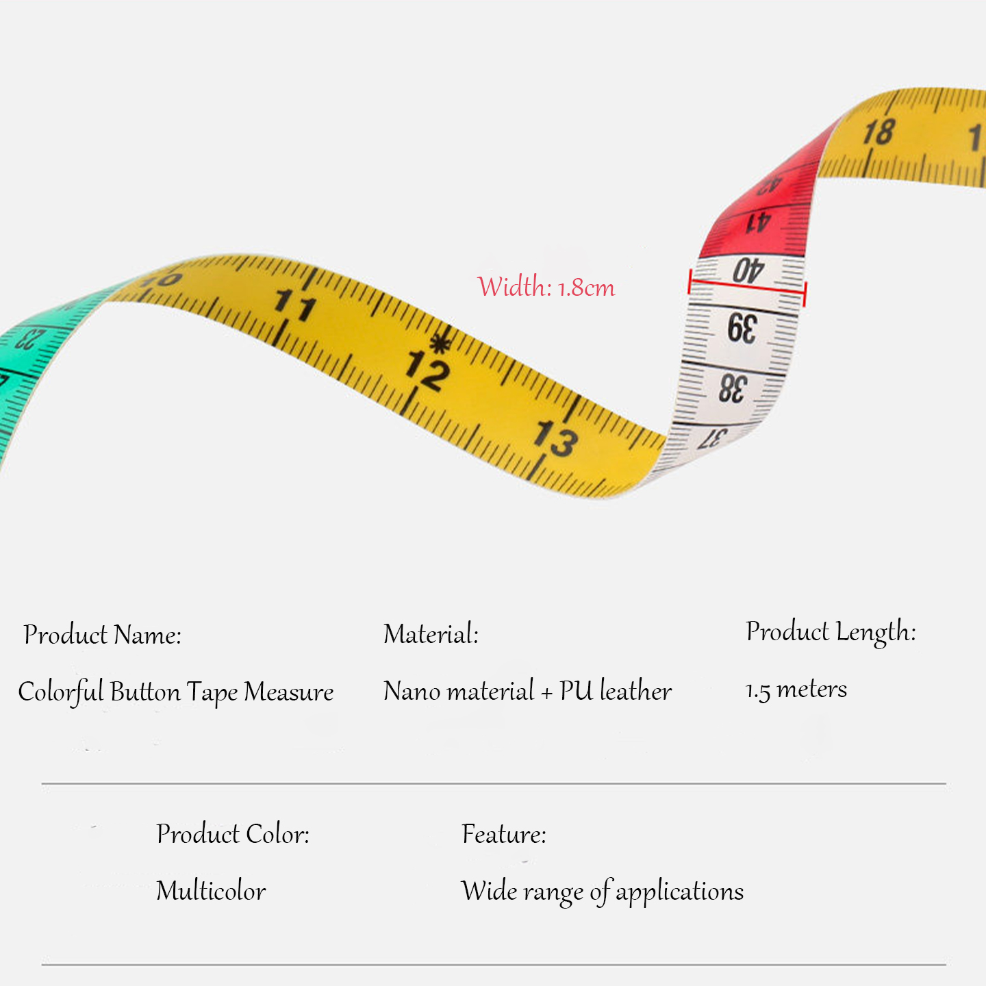 Kolorowa miękka taśma miernicz – Sewing Gauge Ruler recenzja i cena
