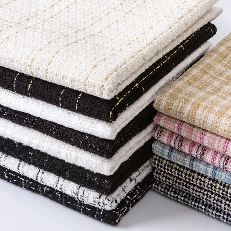 50cm Złoty Jedwab Mały Zapach  – Sewing Tweed Fabric recenzja i cena