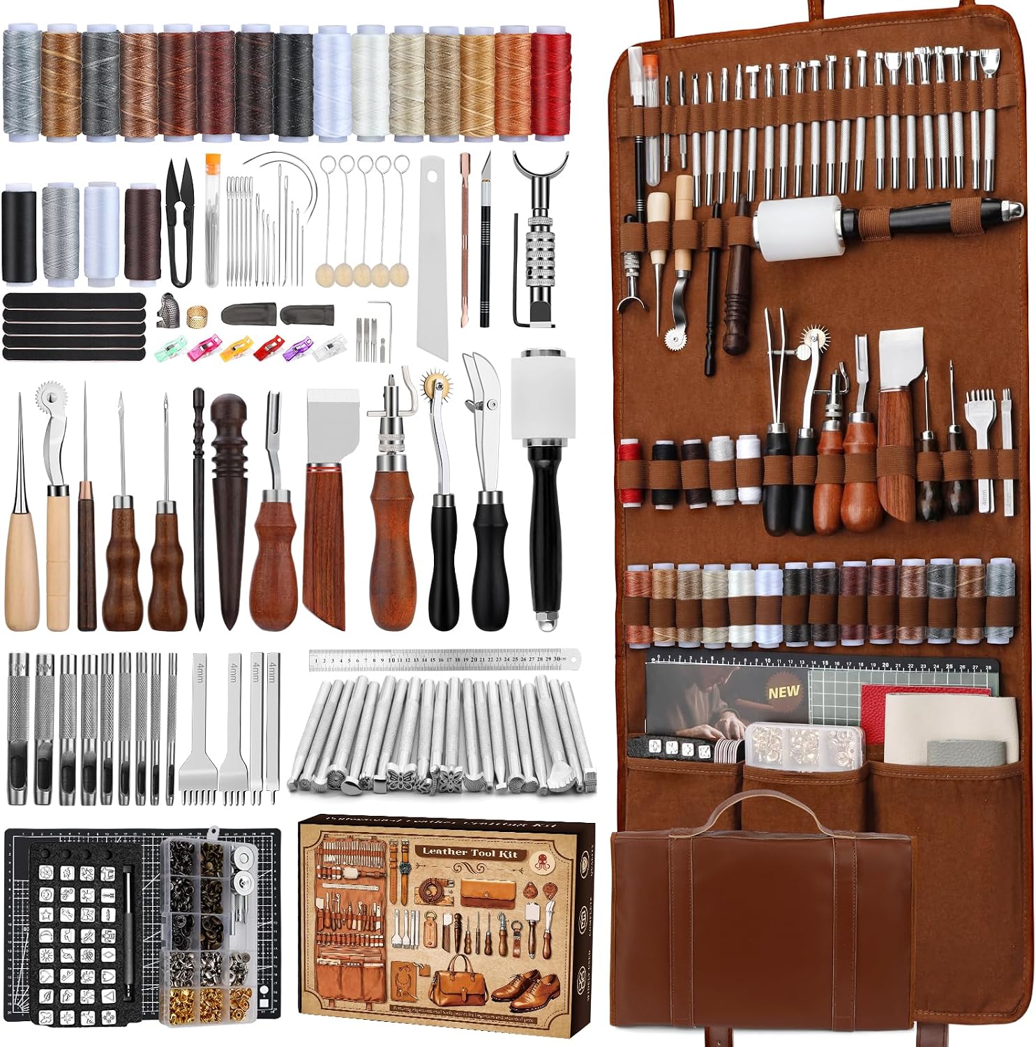 Zestaw do obróbki skóry, narzę – Sewing Kit recenzja i cena