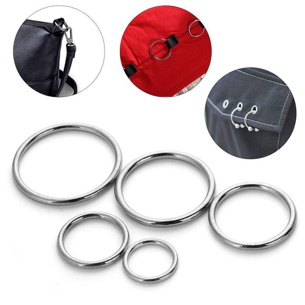 10 szt. Metalowa O-Ring srebrn – Sewing Tas recenzja i cena