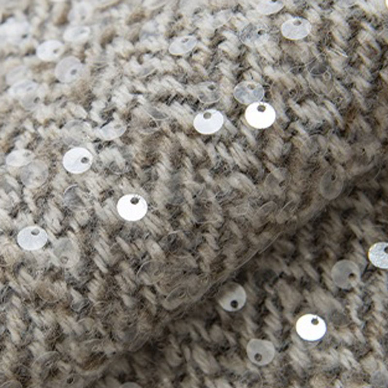 Jasnoszara tkanina tweedowa z  – Sewing Tweed Fabric recenzja i cena