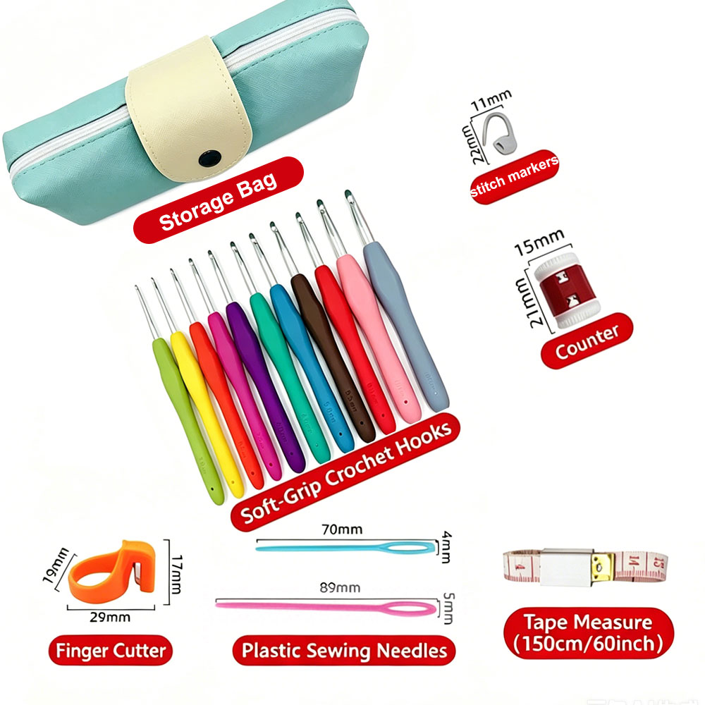Zestaw 37 szydełek z torbą do  – Sewing Kit recenzja i cena